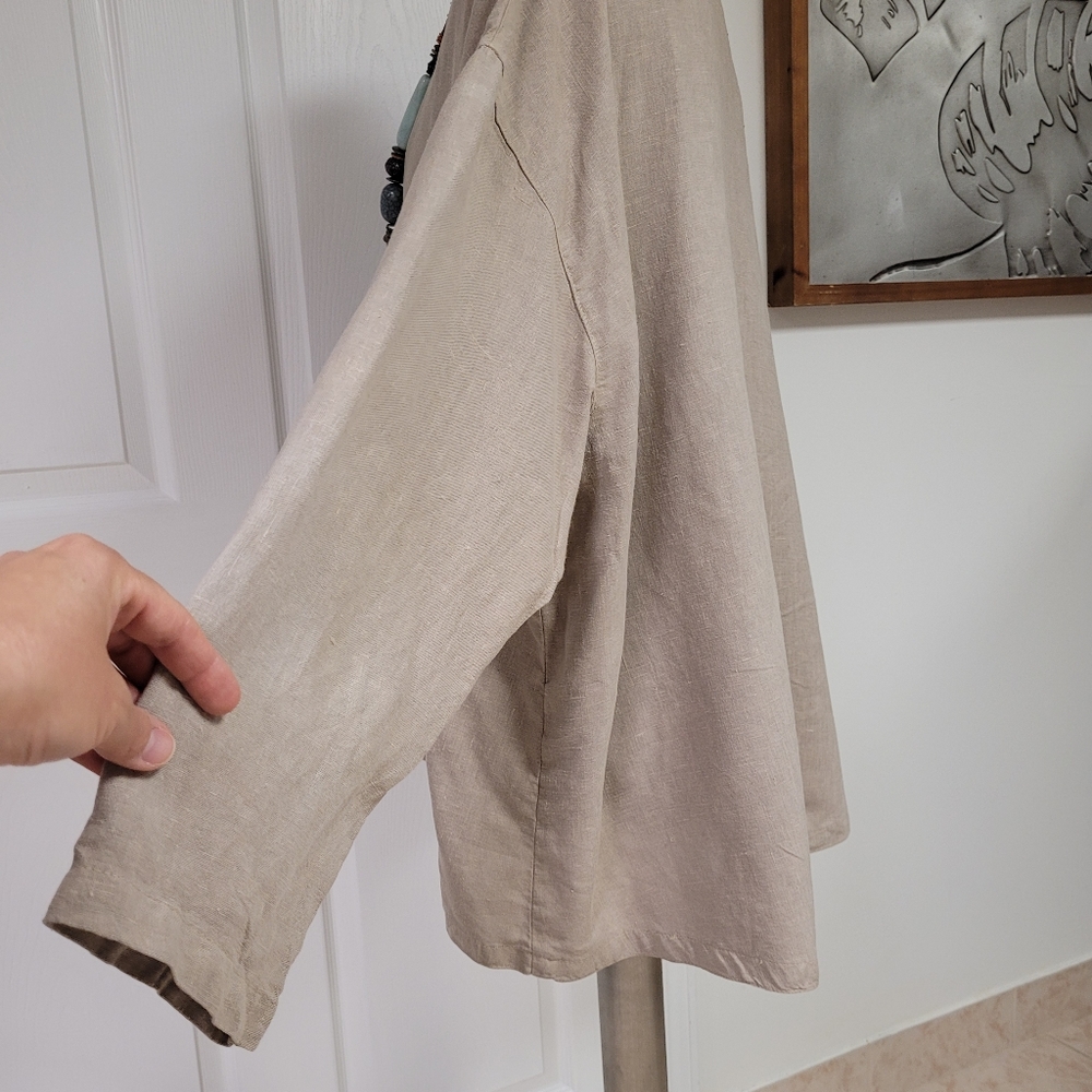 Boho Linen jacket - Picture 8 of 13